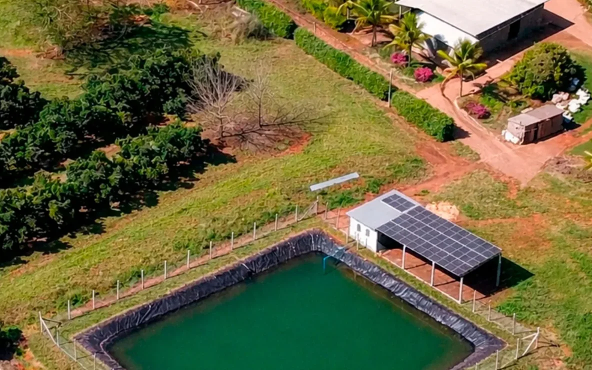 Área agrícola de Estância Duron, em Piraju, SP